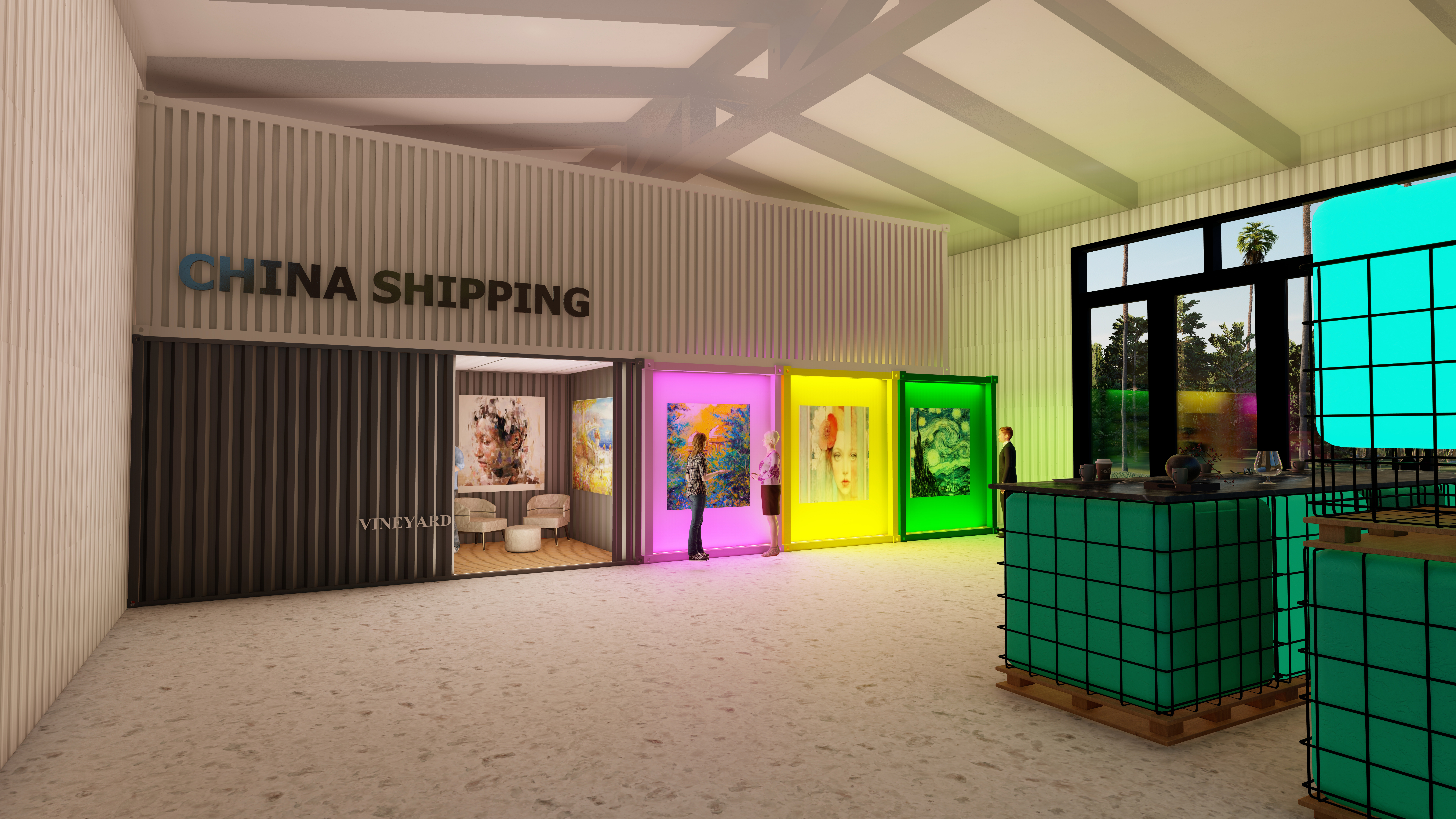 The Gallery Container Architecture - Modern Construction Design